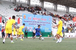 Khai mạc giải bóng đá học sinh Hà Nội tranh Cup Number 1 Active